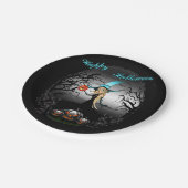 Assiettes En Carton Joyeux Halloween (Angle)