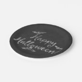 Assiettes En Carton Joyeux Halloween Chalk Chalk Jour de Noël (Angle)