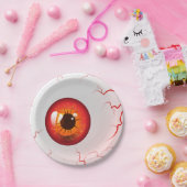 Assiettes En Carton Joyeux Halloween ! Éffrayant Red Eyeball (Fête)