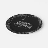 Assiettes En Carton Joyeux Halloween Spider Manger Boire Soyez effraya (Angle)
