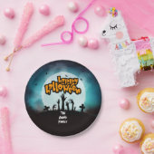 Assiettes En Carton Joyeux Halloween Zombie Graveyard Party (Fête)