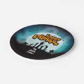 Assiettes En Carton Joyeux Halloween Zombie Graveyard Party (Angle)