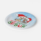 Assiettes En Carton Joyeux Jésus (Angle)