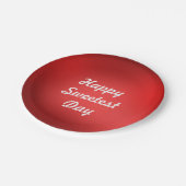 Assiettes En Carton Joyeux Jour le plus doux (Angle)