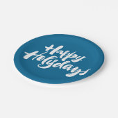 Assiettes En Carton Joyeux Jours de Fêtes Joyeux Jours de Noël (Angle)