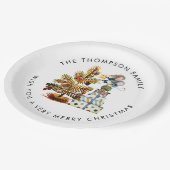 Assiettes En Carton Joyeux Joyeux Souris Nom de l'arbre de Noël (Angle)