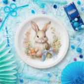 Assiettes En Carton Joyeux Lapin de Pâques (Fête)