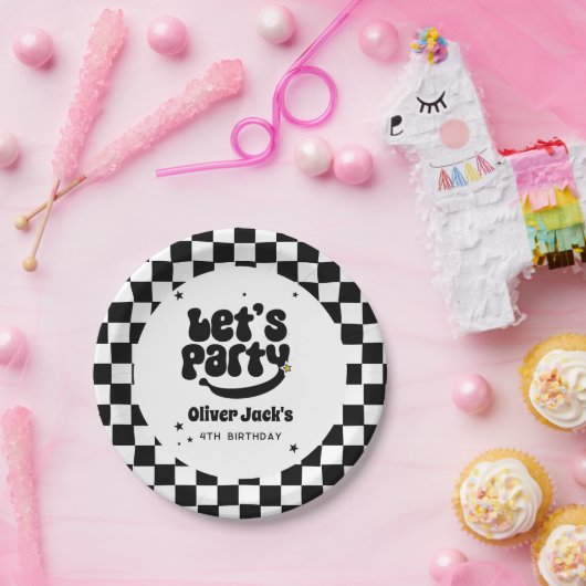 Assiettes En Carton Joyeux Mec N'Importe Quel Âge Plaque Papier Annive (Fête)