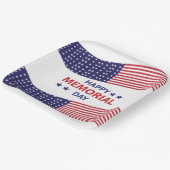 Assiettes En Carton Joyeux Memorial Day (Angulaire)