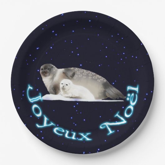 Assiettes En Carton Joyeux Noё l - Sceau annelé (Devant)