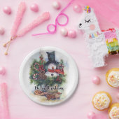 Assiettes En Carton Joyeux Noël (Fête)