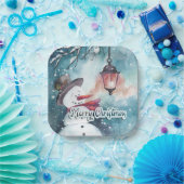 Assiettes En Carton Joyeux Noël (Fête)