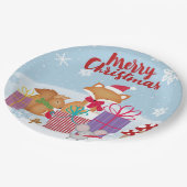Assiettes En Carton Joyeux Noël (Angle)
