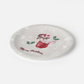 Assiettes En Carton Joyeux Noël (Angle)