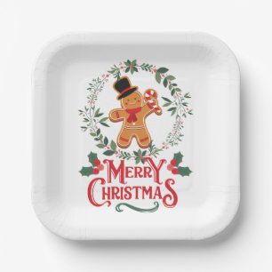Assiettes En Carton Joyeux Noël