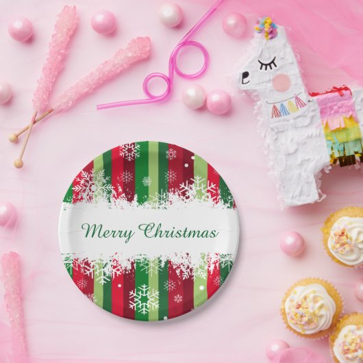 Assiettes En Carton Joyeux Noël (Fête)