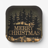 Assiettes En Carton Joyeux Noël (Recto)