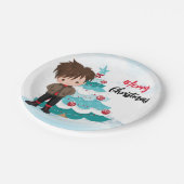 Assiettes En Carton Joyeux Noël (Angle)