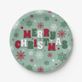 Assiettes En Carton Joyeux Noël (Devant)