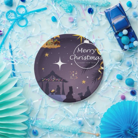 Assiettes En Carton Joyeux Noël (Fête)