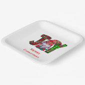 Assiettes En Carton Joyeux Noël (Angulaire)