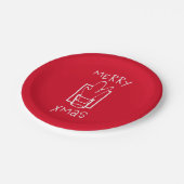 Assiettes En Carton Joyeux Noël (Angle)