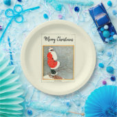 Assiettes En Carton Joyeux Noël 1914 Brouillage de neige (Fête)