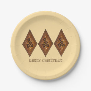 Assiettes En Carton Joyeux Noël Cinnamon Sand Tart Cookie Holiday