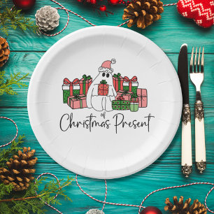 Assiettes En Carton Joyeux Noël drôle et mignon
