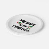 Assiettes En Carton Joyeux Noël Elfin (Angle)