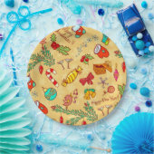 Assiettes En Carton Joyeux Noël Et Bonne Année (Fête)