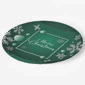 Assiettes En Carton Joyeux Noël Festif vacances Conception cadeau (Angle)