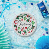 Assiettes En Carton Joyeux Noël Fête Conception (Fête)