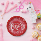 Assiettes En Carton Joyeux Noël Fête Conception (Fête)