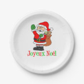 Assiettes En Carton Joyeux Noel Français Noël (Devant)