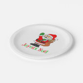 Assiettes En Carton Joyeux Noel Français Noël (Angle)