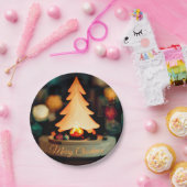 Assiettes En Carton Joyeux Noël Glowtree Party Plaques & Bowles (Fête)