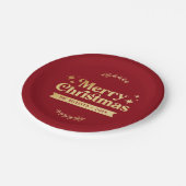 Assiettes En Carton Joyeux Noël Retro Super (Angle)