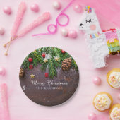 Assiettes En Carton Joyeux Noël Russe personnalisé (Fête)