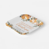 Assiettes En Carton Joyeux Noël séché oranges d'hiver Papier (Angulaire)