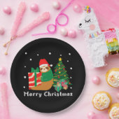 Assiettes En Carton Joyeux Noël Sloth Noël (Fête)