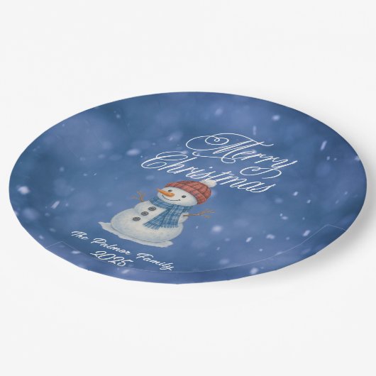 Assiettes En Carton Joyeux Noël Whimsman (Angle)