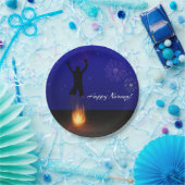 Assiettes En Carton Joyeux Norooz Chahar-Shanbeh-Suri (Fête)