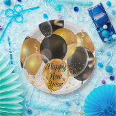 Assiettes En Carton Joyeux nouveaux ballons (Fête)