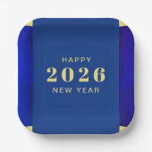 Assiettes En Carton Joyeux Nouvel An (Recto)