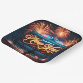 Assiettes En Carton Joyeux Nouvel An Panneau d'affichage Neon (Angulaire)