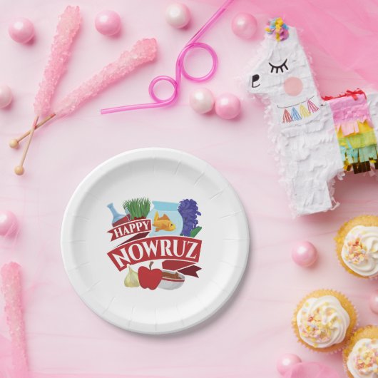 Assiettes En Carton Joyeux Nowruz Nouvel An persan (Fête)