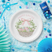 Assiettes En Carton Joyeux panier de Pâques (Fête)