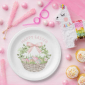 Assiettes En Carton Joyeux panier de Pâques (Fête)