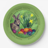 Assiettes En Carton Joyeux Pâques (Devant)